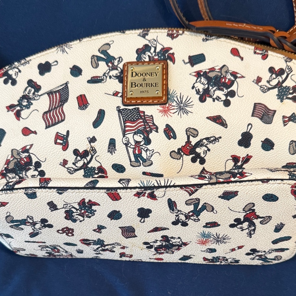 Dooney & Bourke Patriotic Disney Print Purse - Picture 4 of 4